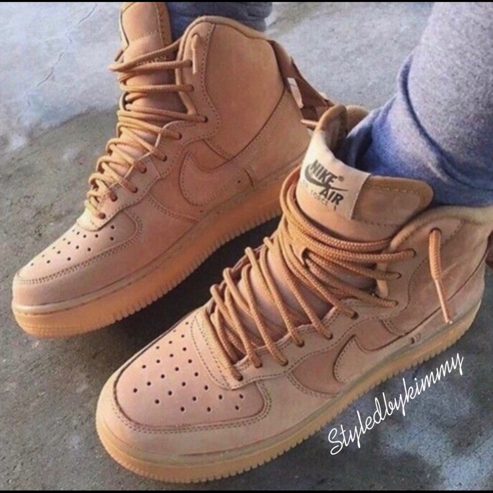 NIKE Air Force 1 High Top Sneakers Shoes New - Picture 7 of 7
